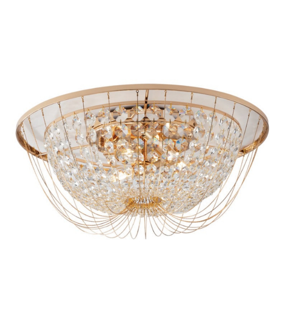 plafoniera Vienna oro 45