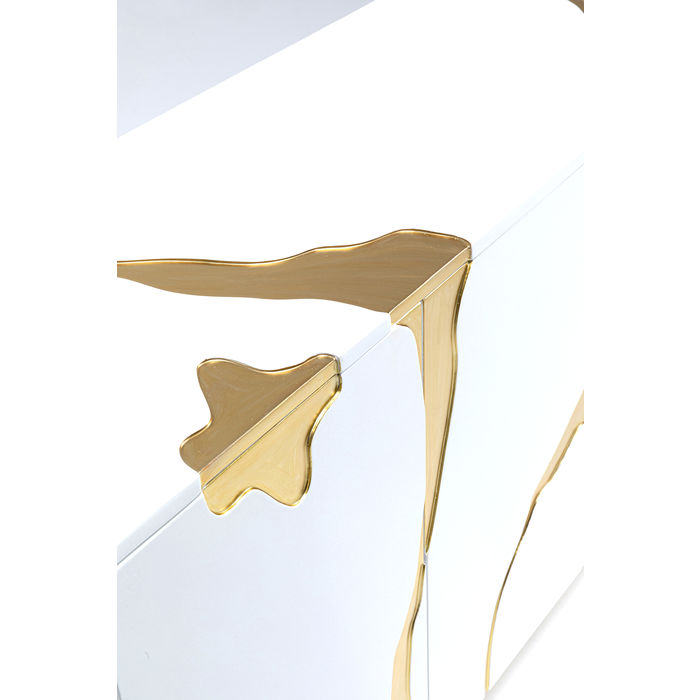 Madia bianca crepe oro - immagine 10