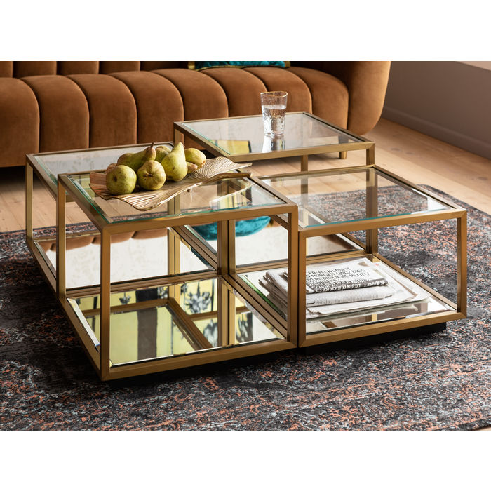 Set Tavolini 4D oro - immagine 3