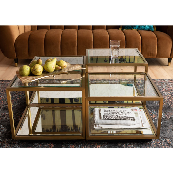 Set Tavolini 4D oro - immagine 4