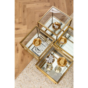 Set Tavolini 4D oro