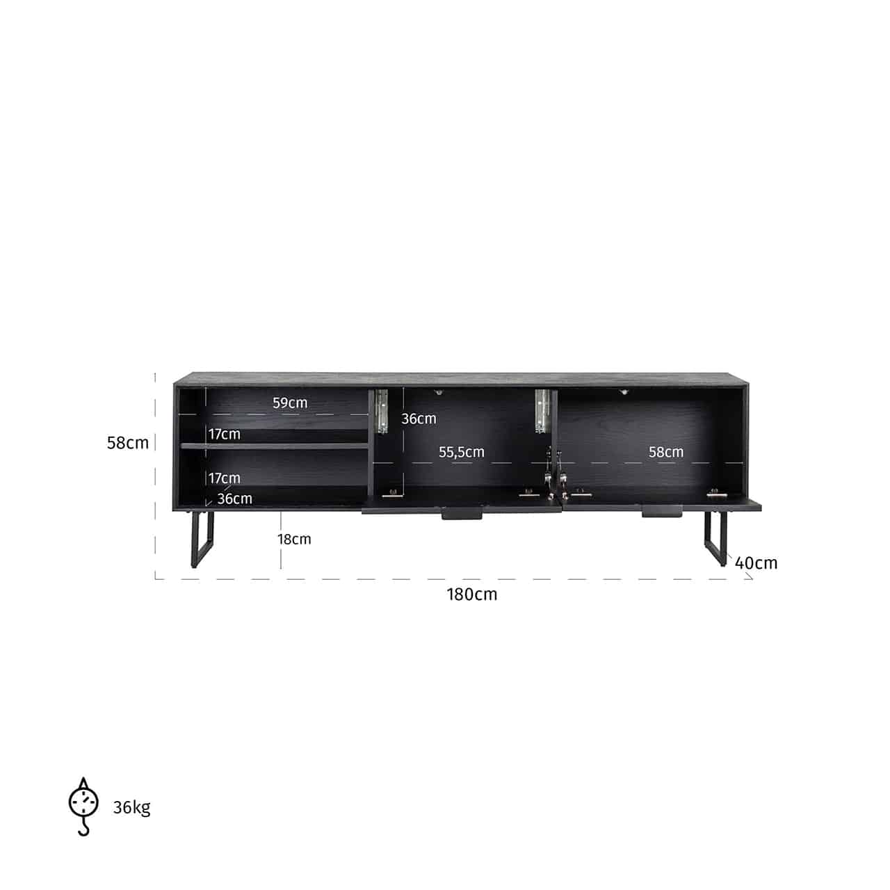 Credenza porta tv Cubik - immagine 5