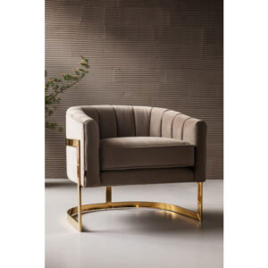 Poltrona Croiss beige