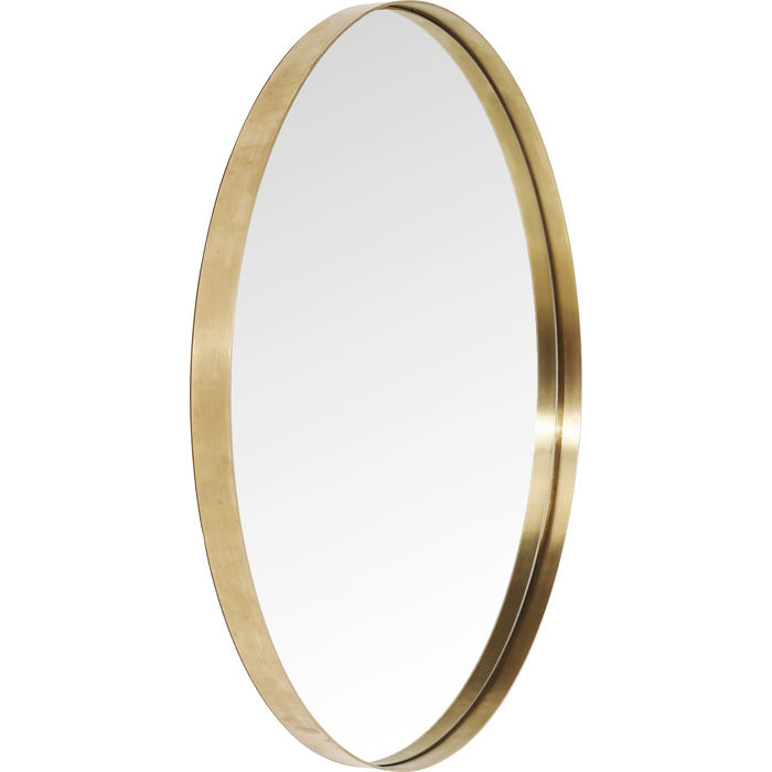 Specchio rotondo ottone Ø100cm k - immagine 4