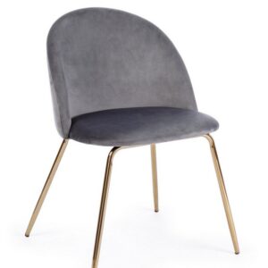Sedia mio grigio/oro