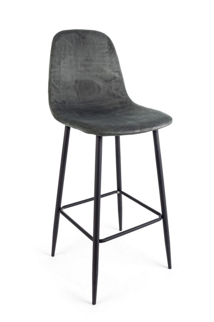 Coppia sgabelli Irama grigio scuro