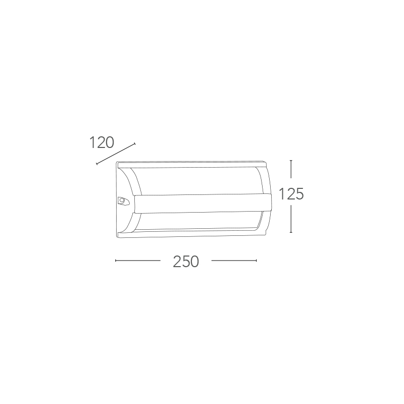 Applique Boston 42w Antracite - immagine 2