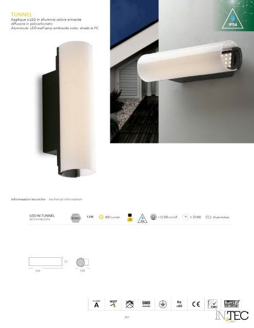 Applique Tunnel 12W - immagine 2