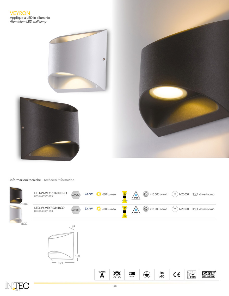 Applique Veyron nero - immagine 3