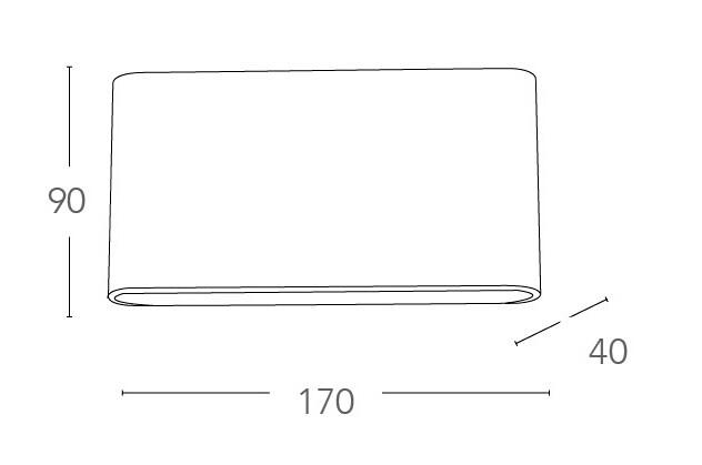 Applique Gamma Bianco 10W - immagine 3