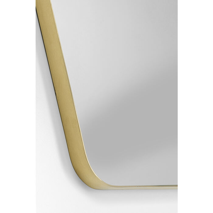 Specchio esagonale ottone - immagine 4