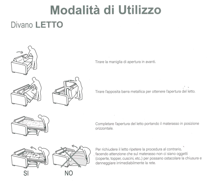 Divano Letto personalizzabile SFODERABILE Berti - immagine 2