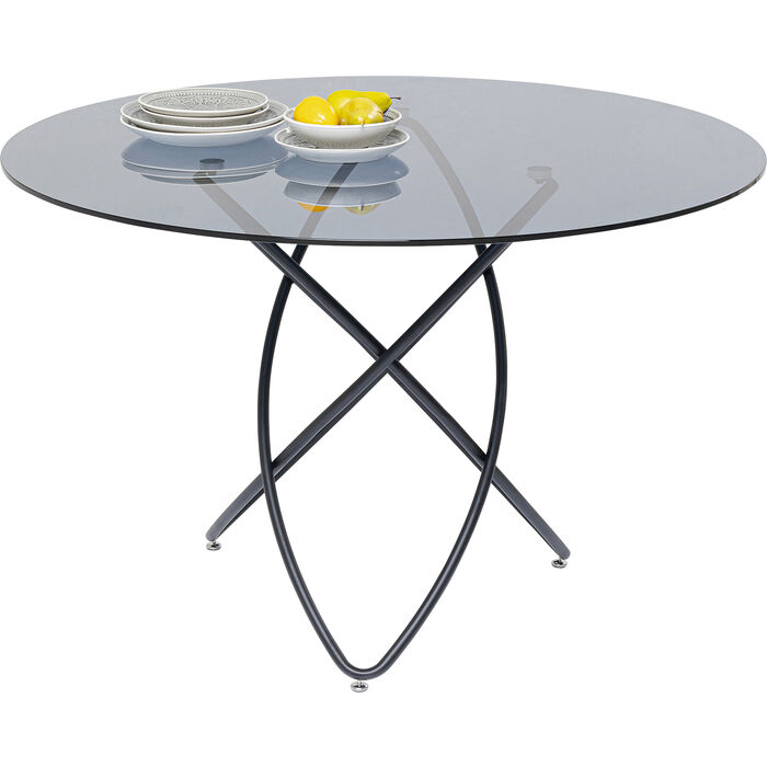 Tavolo Molecola nero Ø120cm - immagine 2