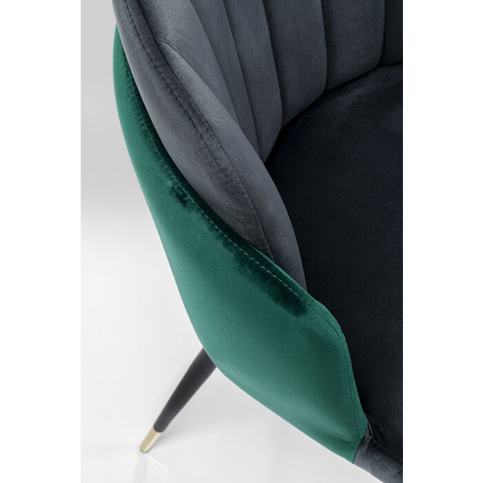 Coppia sedie Jonas grigio e verde - immagine 5