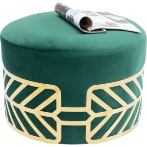 Pouf braceler green Ø61 cm K
