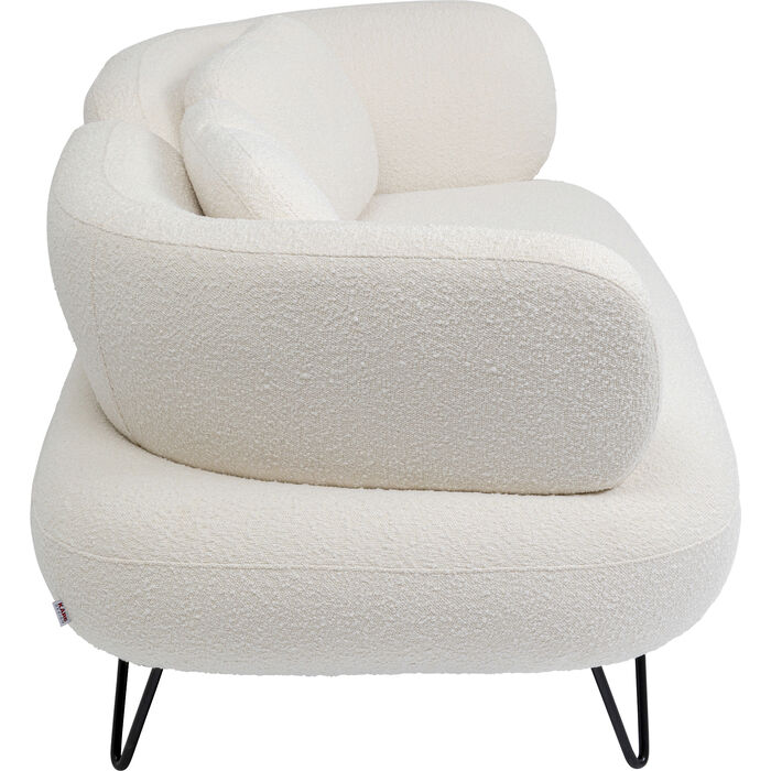 Divano Pippa 2-posti bianco 182cm - immagine 4