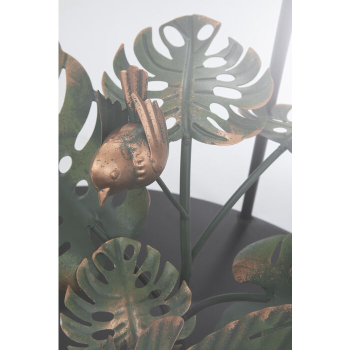 Tavolino palme nero Ø80cm K - immagine 5