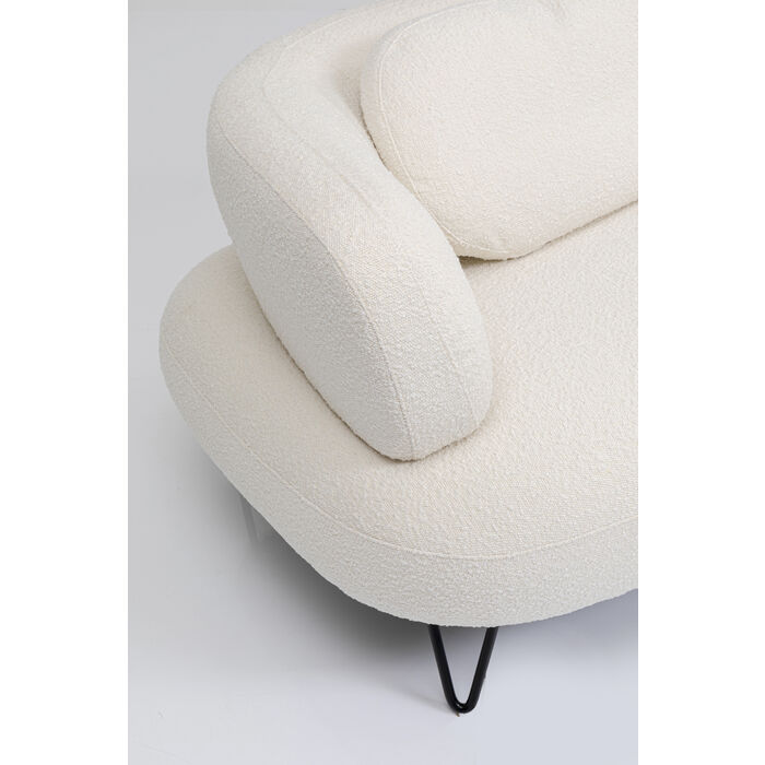 Divano Pippa 2-posti bianco 182cm - immagine 6