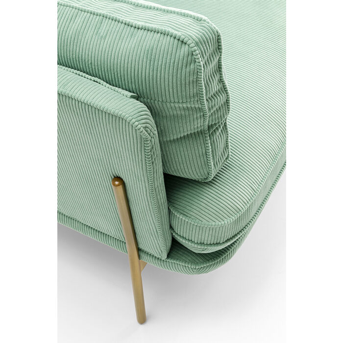 Divano verde menta 3-posti 166cm - immagine 6