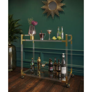 Carrello Yoshi Oro 85x45xh80cm