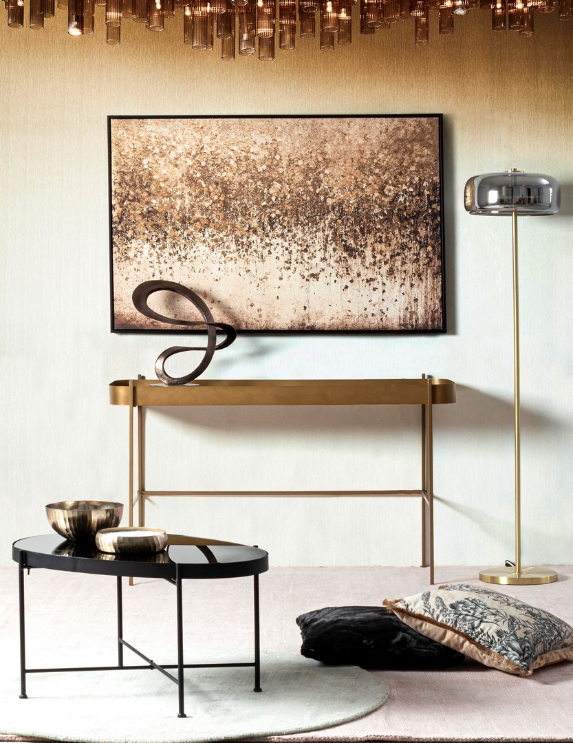 Consolle Rahid oro 120X43