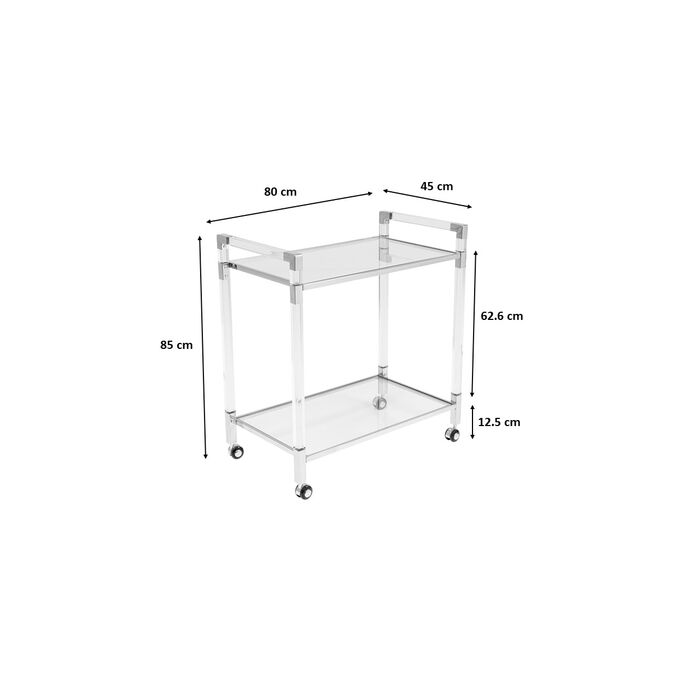 Carrello Yoshi Oro 85x45xh80cm - immagine 5