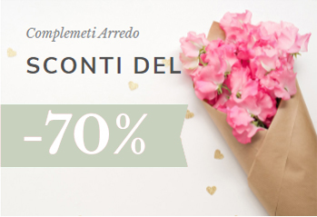 banner sconti 70 per cento