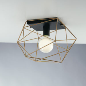 Plafoniera Abraxas oro 1 luce