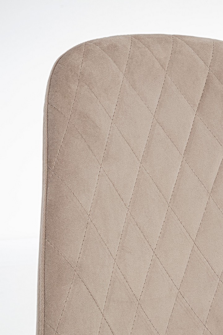 Sedia Teresa in velluto beige DISPONIBILI DA DICEMBRE 2023 - immagine 5