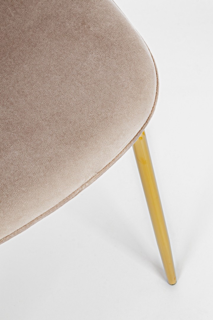Sedia Teresa in velluto beige DISPONIBILI DA DICEMBRE 2023 - immagine 6