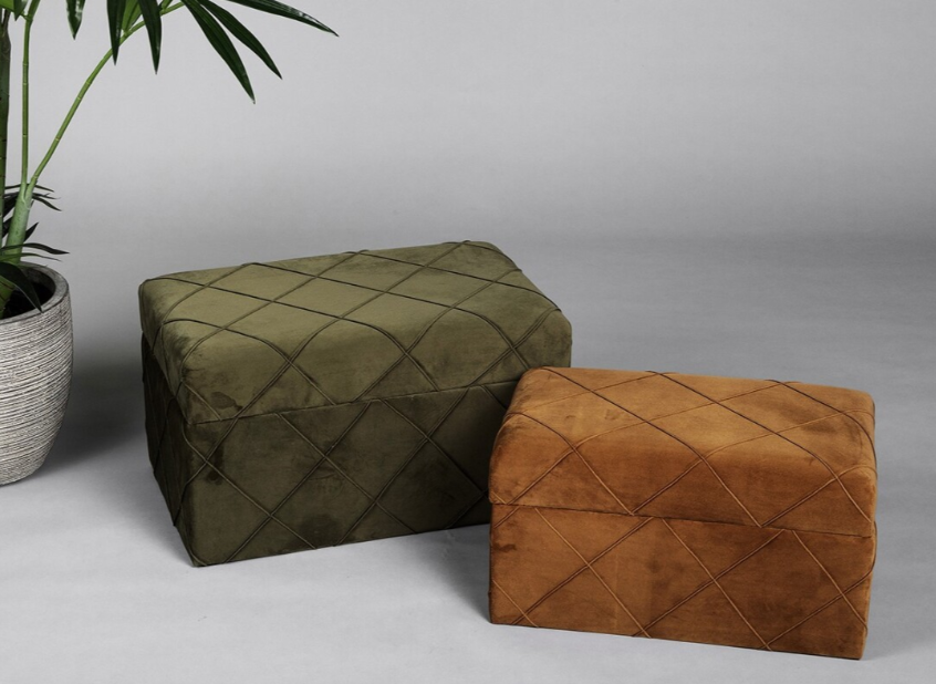 Coppia Pouf Baule