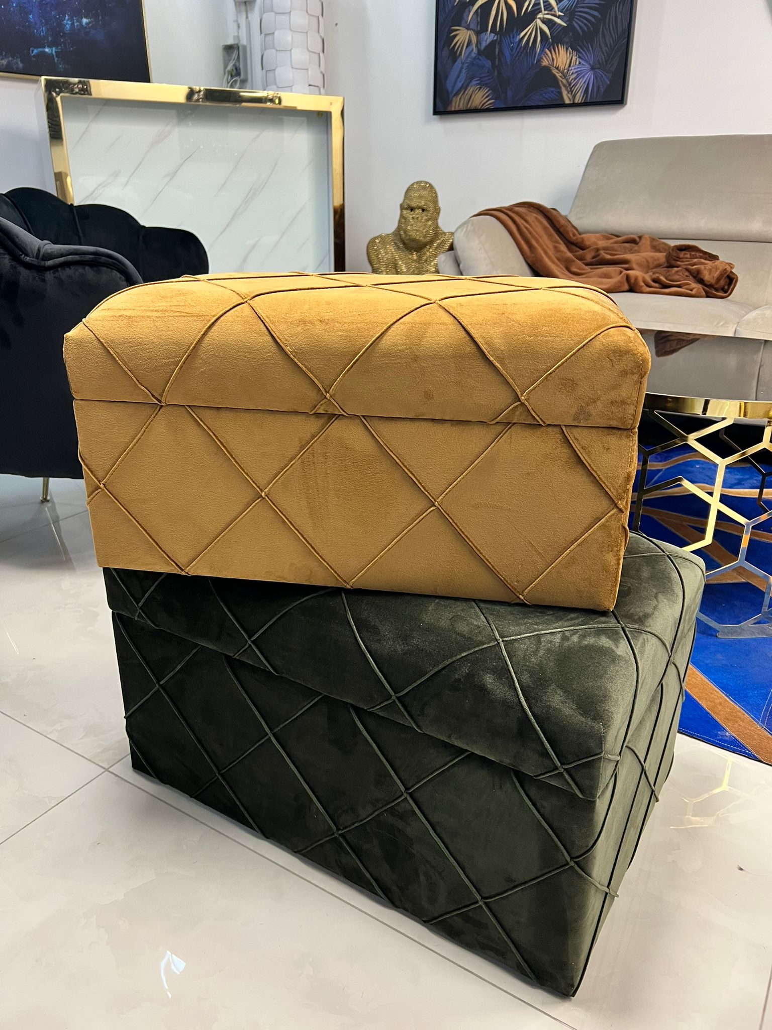 Coppia Pouf Baule - immagine 2