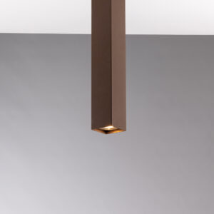Plafoniera Fluke Bronzo quadrata
