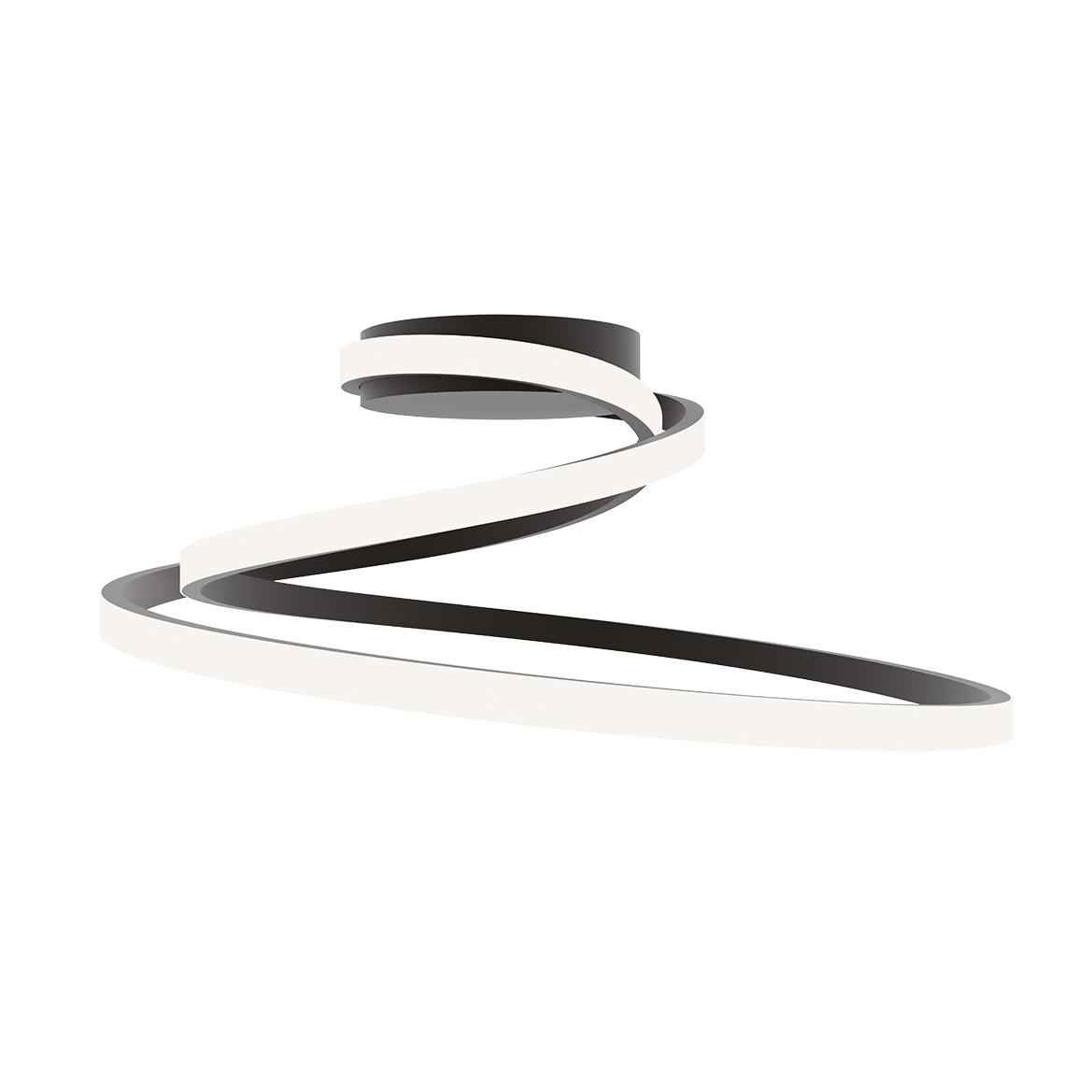 Plafoniera a led Coaster Nera