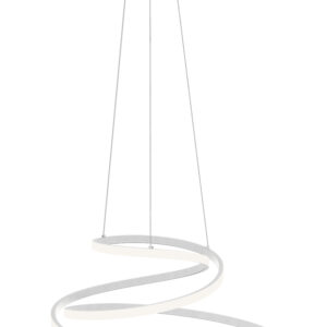 Lampadario a sopesione led Coaster bianco