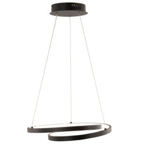 Lampadario a sospensione led Lieve nero