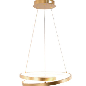 Lampadario a sospensione led Lieve oro
