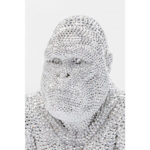 Gorilla borche argento 80cm