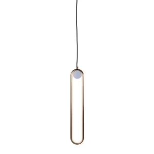 Lampada a sospensione Mavey oro