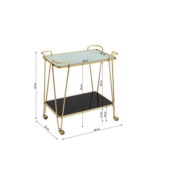 Carrello Westy oro (DISPONIBILE DA APRILE) - immagine 2