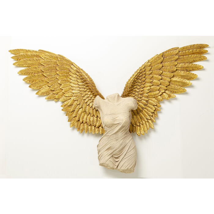 Busto Female con ali gold