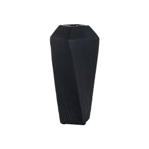 Vaso geometrico black grande