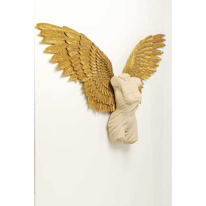 Busto Female con ali gold - immagine 2