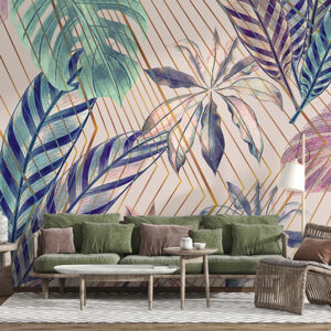 Carta da Parati ''Tropical Stripes''