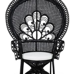 Poltrona Peacock Nera