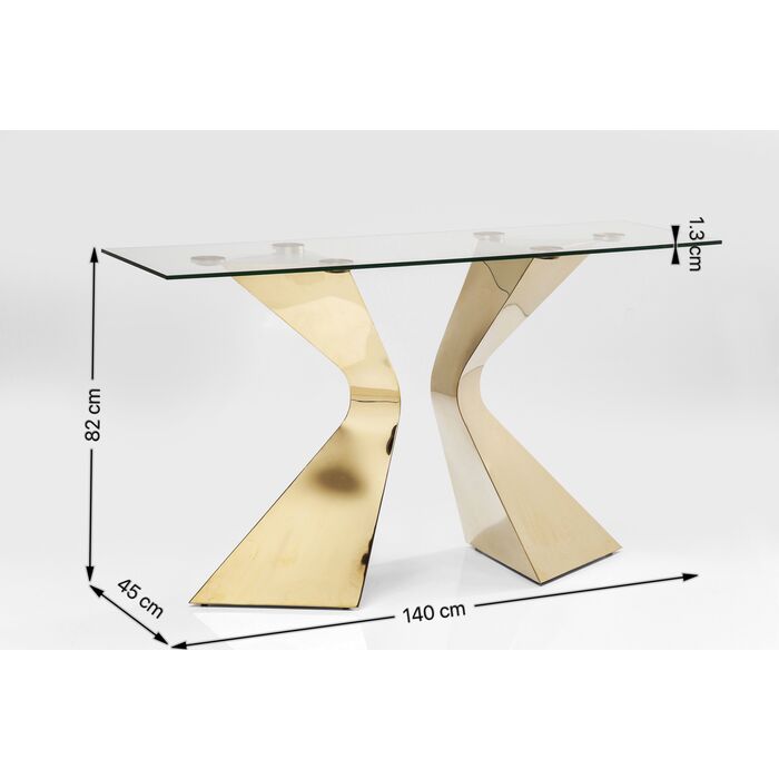 Consolle Glorioso oro 140cm - immagine 3