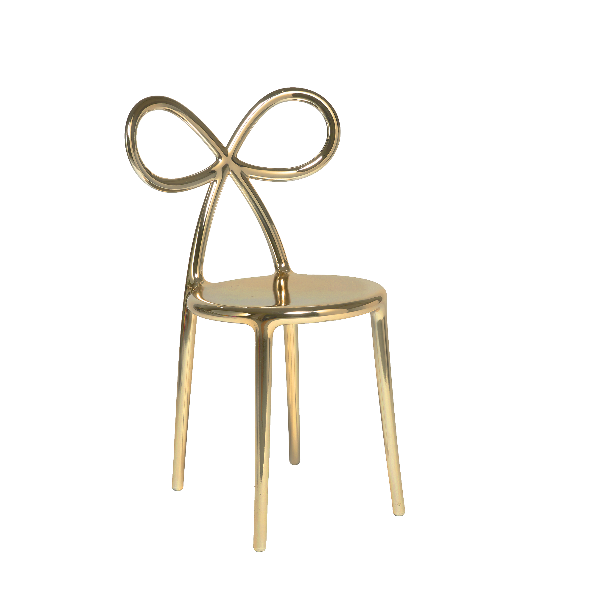 Coppia sedie fiocco oro - immagine 2