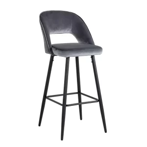 Sgabello Luna antracite