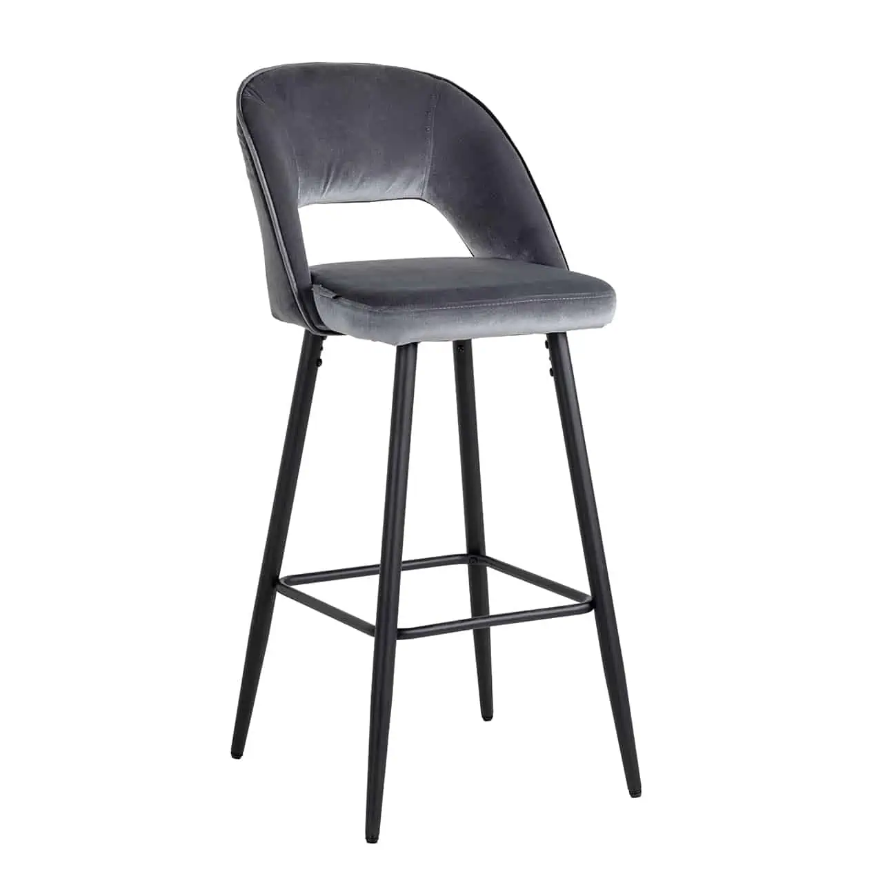 Sgabello Luna antracite