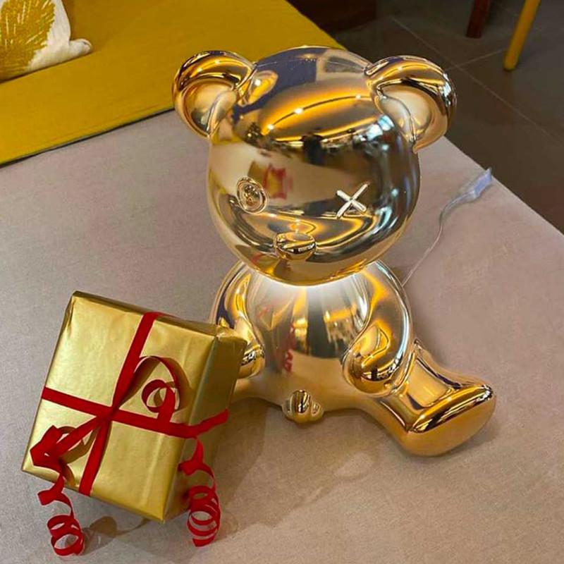 Lampada Teddy metal gold